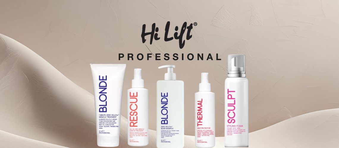 Hi Lift Products on creme background